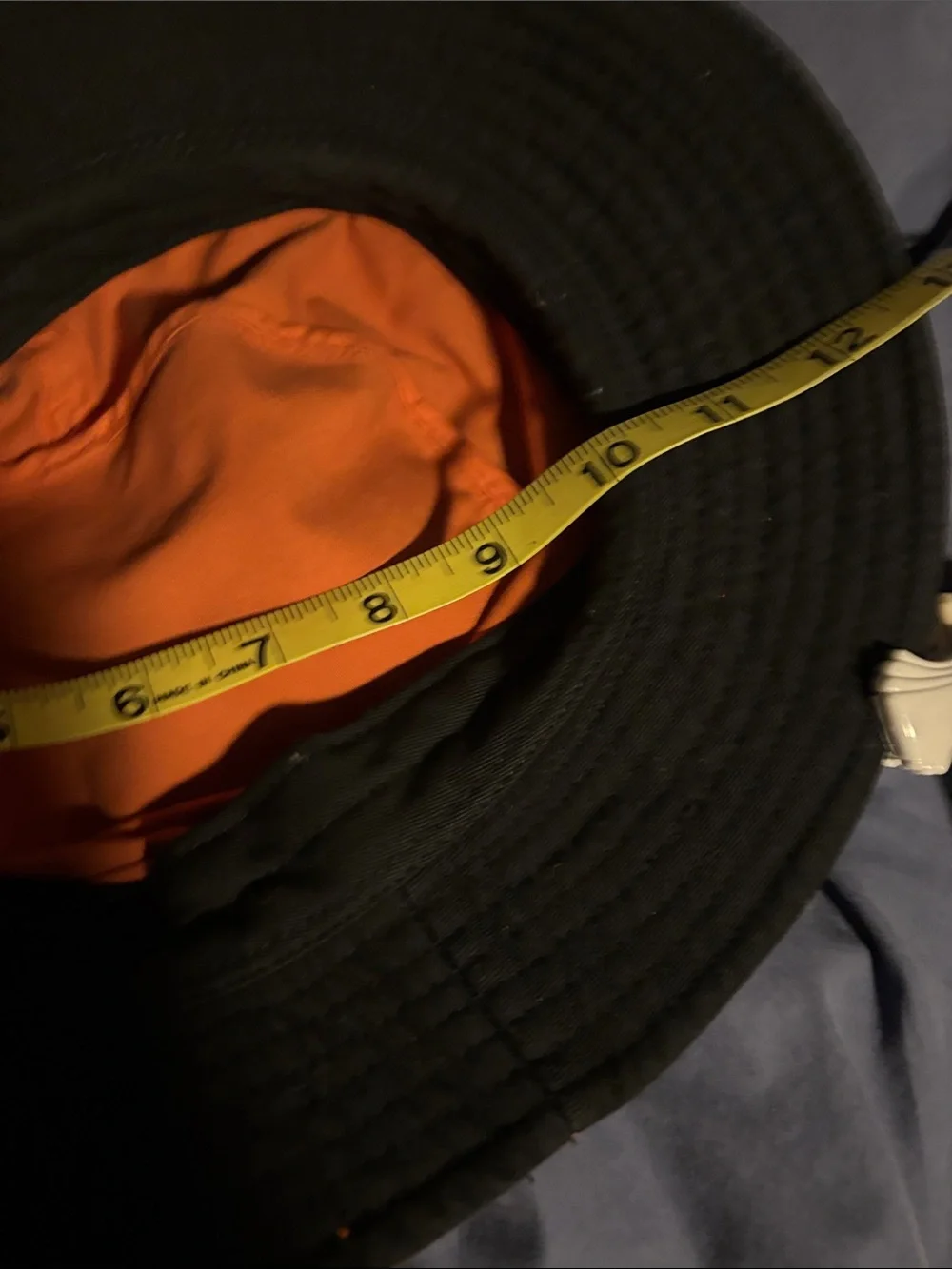 Orange Canvas Bucket Hat